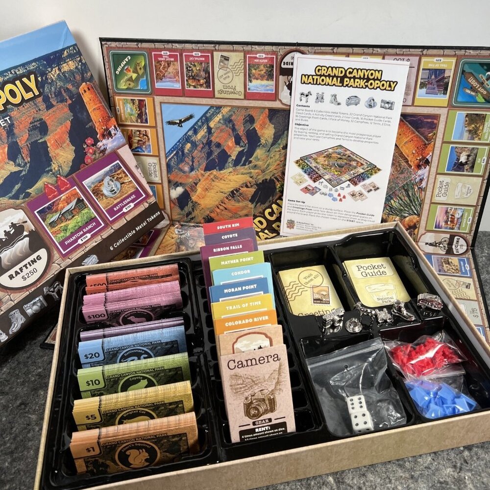 Grand Canyon National Park-Opoly Monopoly Collectors Edition Board Game Series